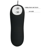 PRETTY LOVE - ANAL PLUG ANCHORA SILICONE SHAPE 12 VIBRATION MODES BLACK